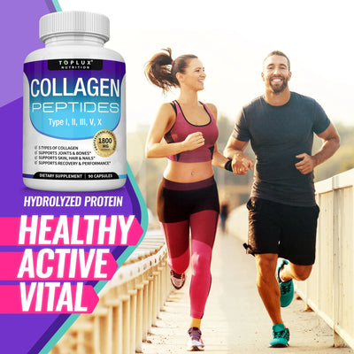 Collagen Peptides - 5 types - 1800MG